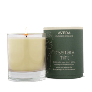 rosemary mint vegan soy wax candle